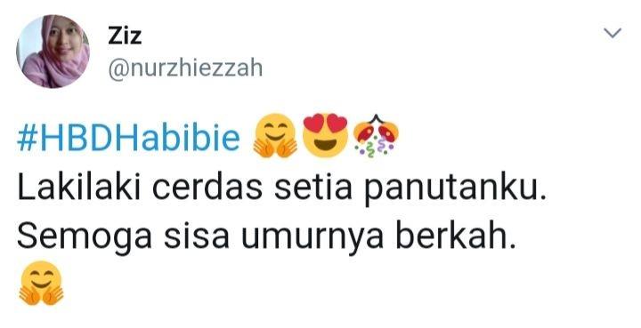 Habibie Ulang Tahun ke-83, Warganet Ramai Beri Ucapan di Twitter