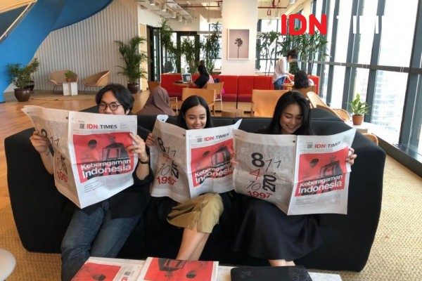 Koran IDN Times Meluncur Hari Ini! Bos dan Pemred Turun ke Jalan
