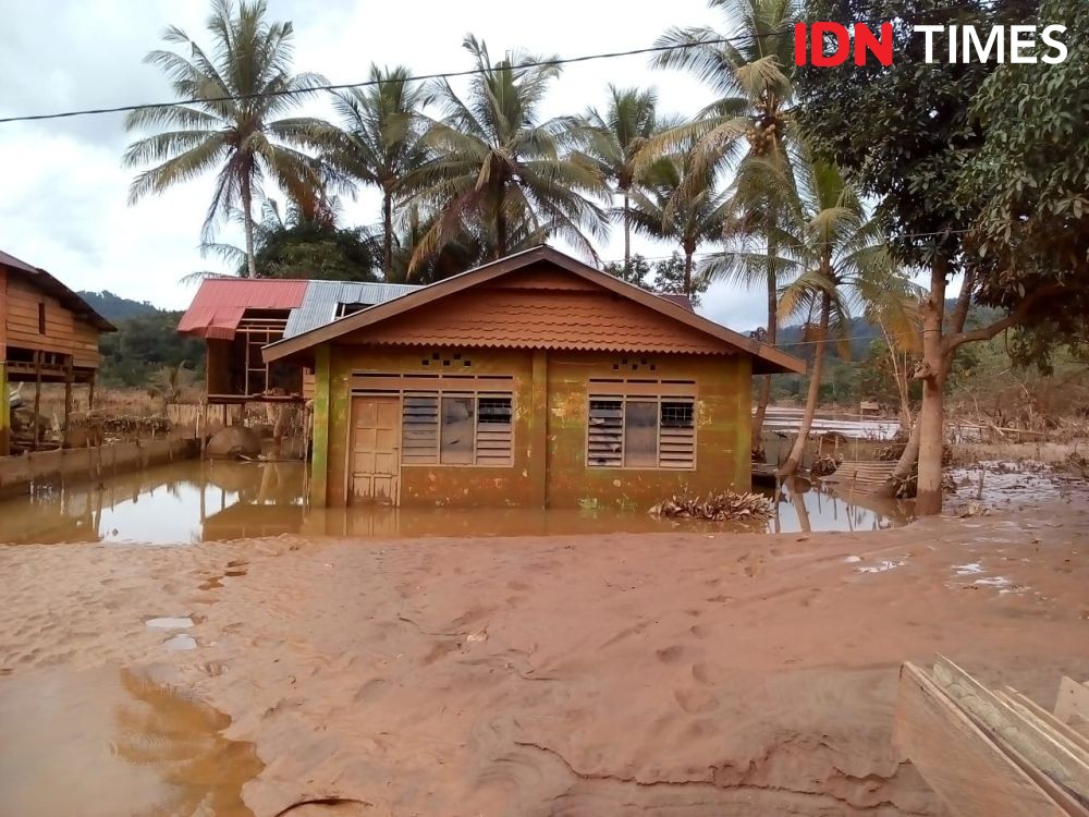 FOTO: Yang Tersisa Setelah Banjir Konawe Utara Surut