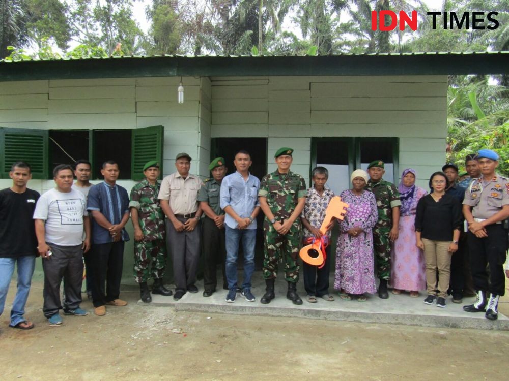 Dulu Gubuk dan Tanpa Listrik, Kini Mesnan Punya Rumah Layak Berkat TNI