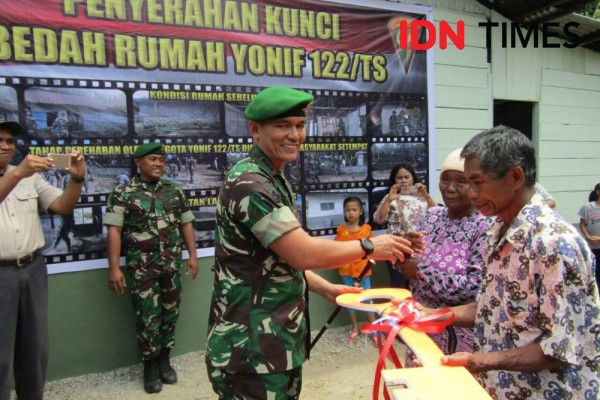 Dulu Gubuk dan Tanpa Listrik, Kini Mesnan Punya Rumah Layak Berkat TNI