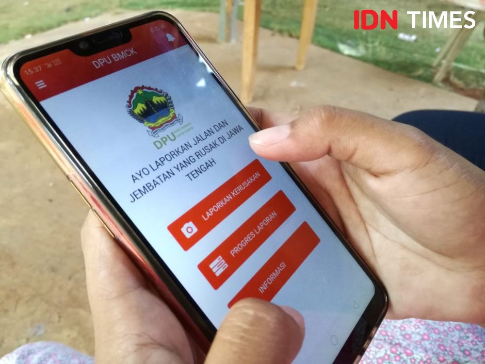 'Jalan Cantik' Aplikasi untuk Laporkan Jalan Bolong di Jawa Tengah