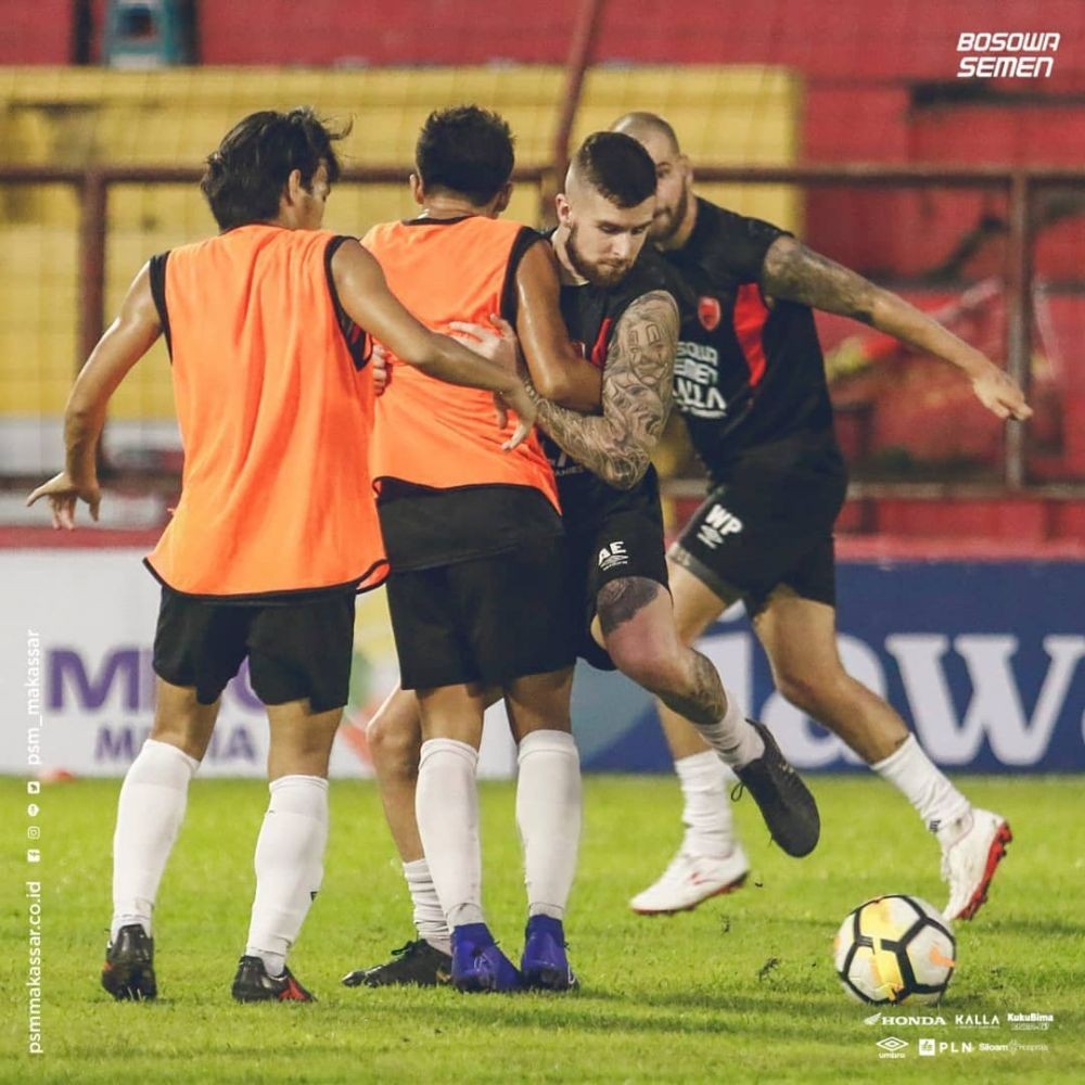 FOTO: Persiapan Terakhir PSM Makassar Jelang Bersua Madura United