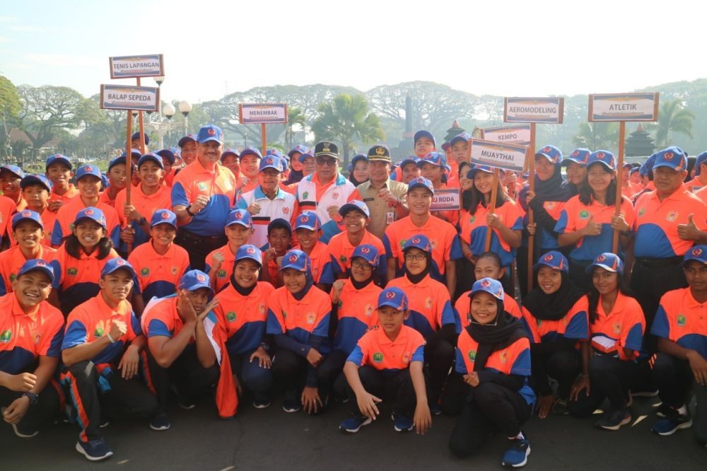 Lepas Kontingen Porprov, Kota Malang Targetkan Jadi Runner Up