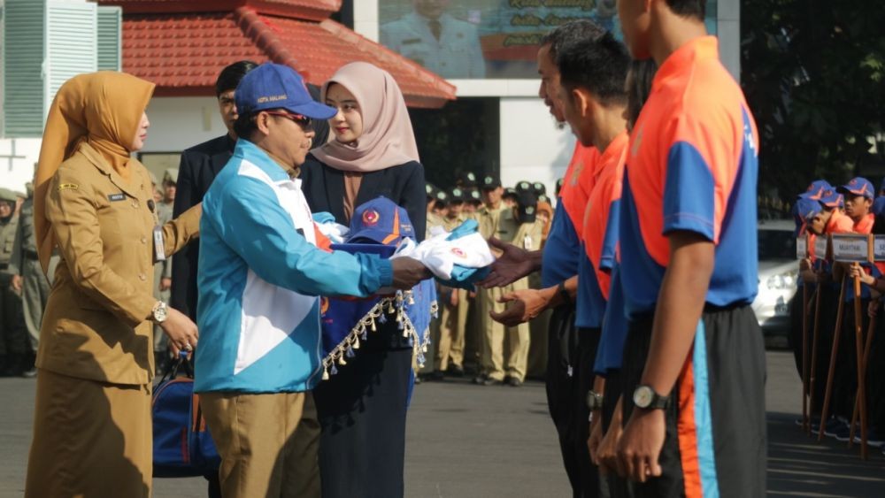 Lepas Kontingen Porprov, Kota Malang Targetkan Jadi Runner Up
