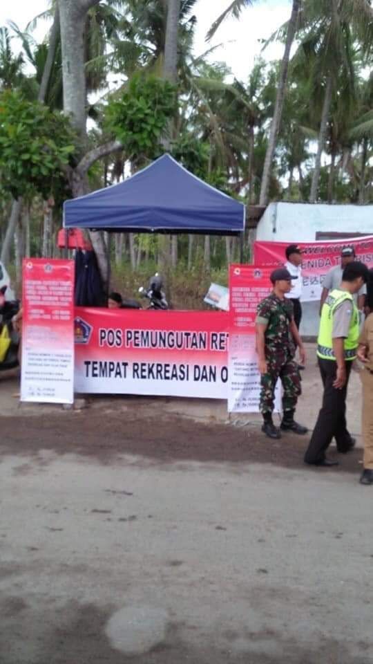 Hari Kedua Penarikan Retribusi Wisman ke Nusa Penida Raup Rp62 Juta