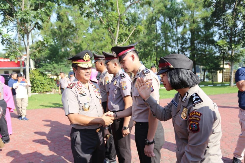 1.551 Polisi Naik Pangkat, Kapolda Sumut: Jangan Arogan Saat Tugas!