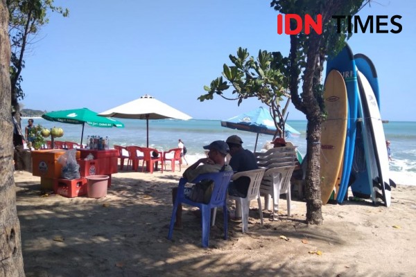 Jumlah Scan Barcode Terbatas, 17 Pintu Masuk Pantai Kuta Bali Ditutup