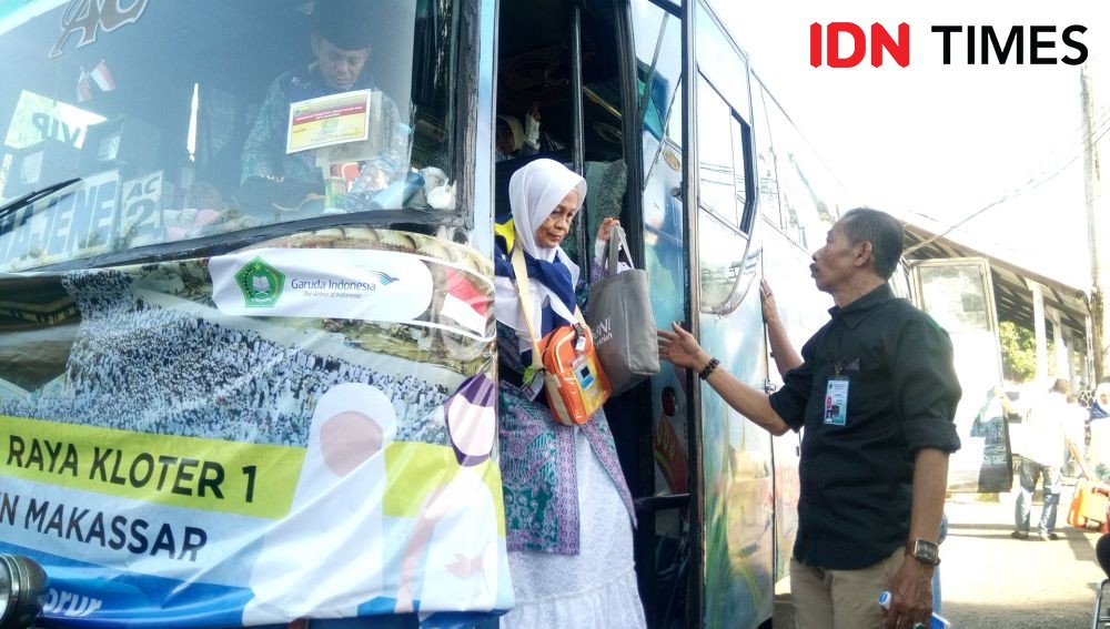 12 Kloter Embarkasi Haji Makassar Sudah Diterbangkan ke Saudi