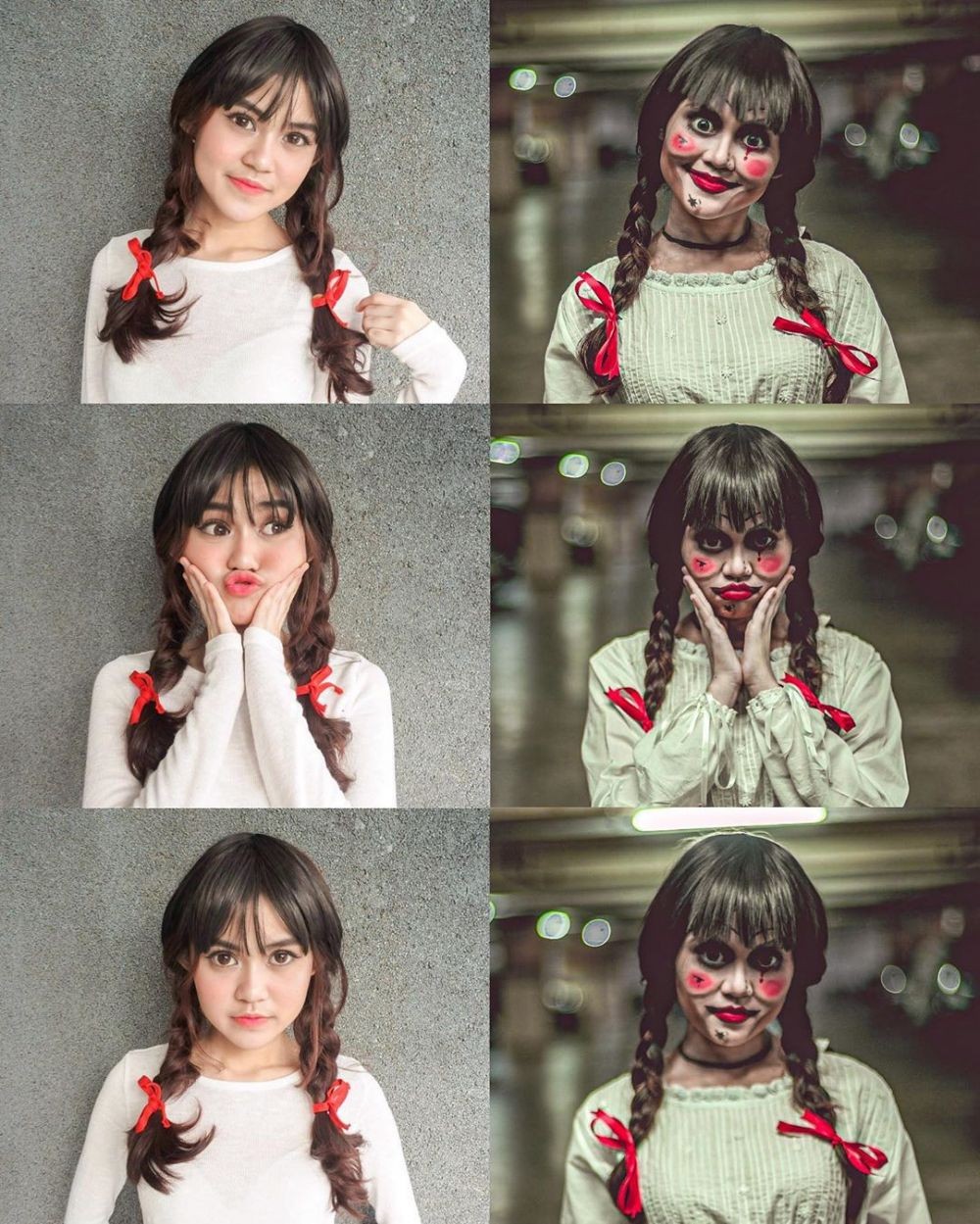 Serem! 10 Potret Selebgram Indrayani Rusady Dandan ala Annabelle