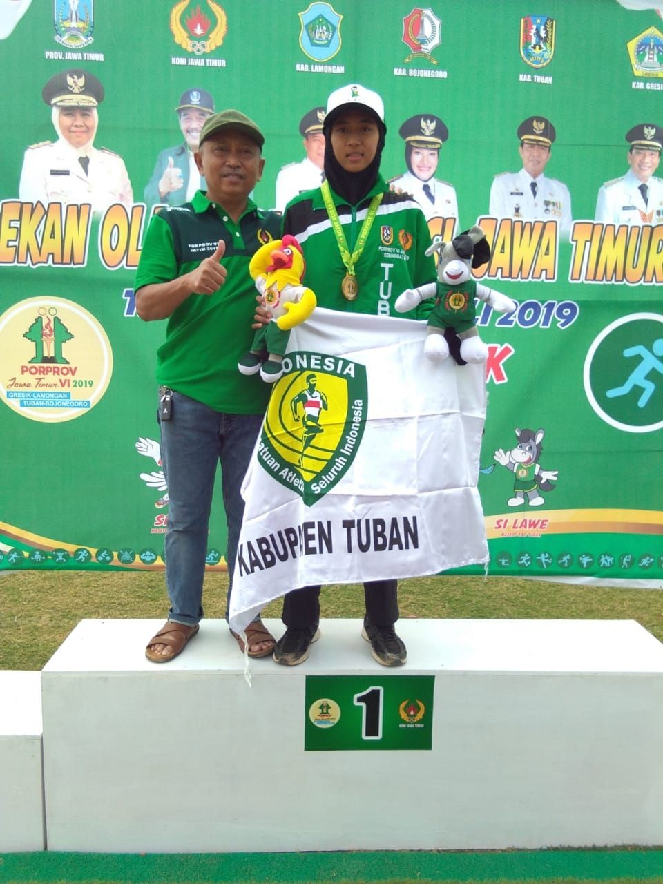 Raih Dua Emas di Cabang Atletik, Tuban Masuk 10 Besar