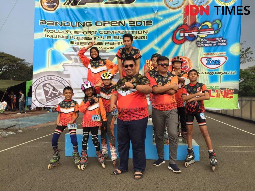 Atlet Sepatu Roda Sumsel Sabet Tiga Emas Series Freestyle II