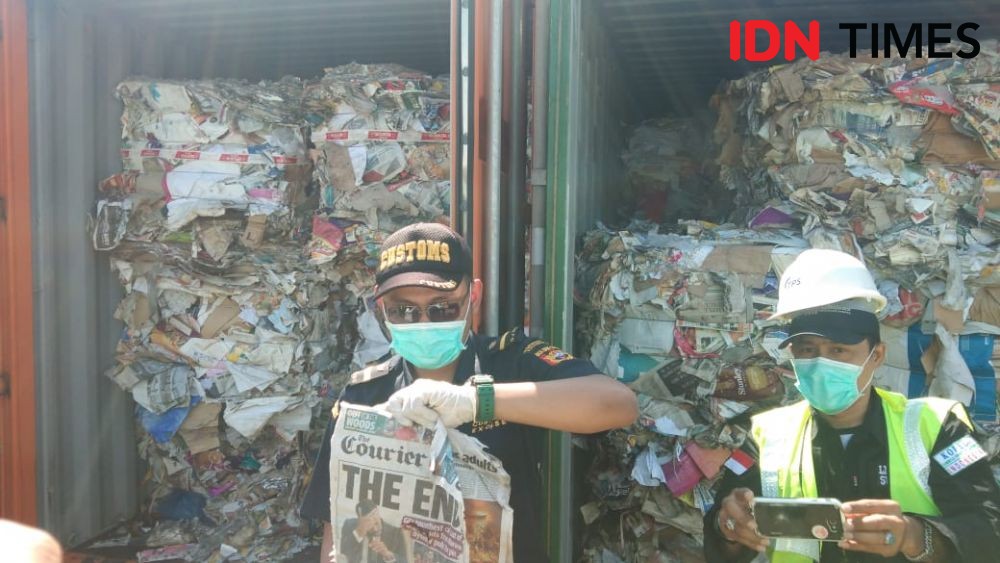 Delapan Kontainer Sampah Impor Australia Terkontaminasi Limbah B3