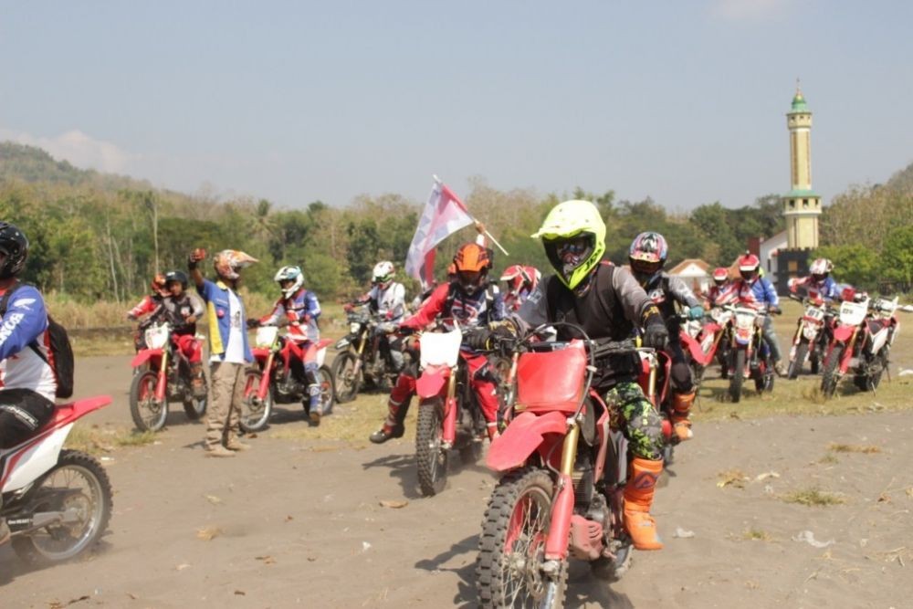 Sambut MXGP, 1.000 Bikers Semarakkan National Honda Roadventure