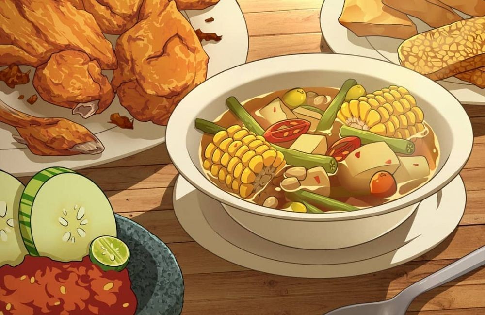 Gambar Animasi Makanan Dan Minuman - Gambar Animasi Keren
