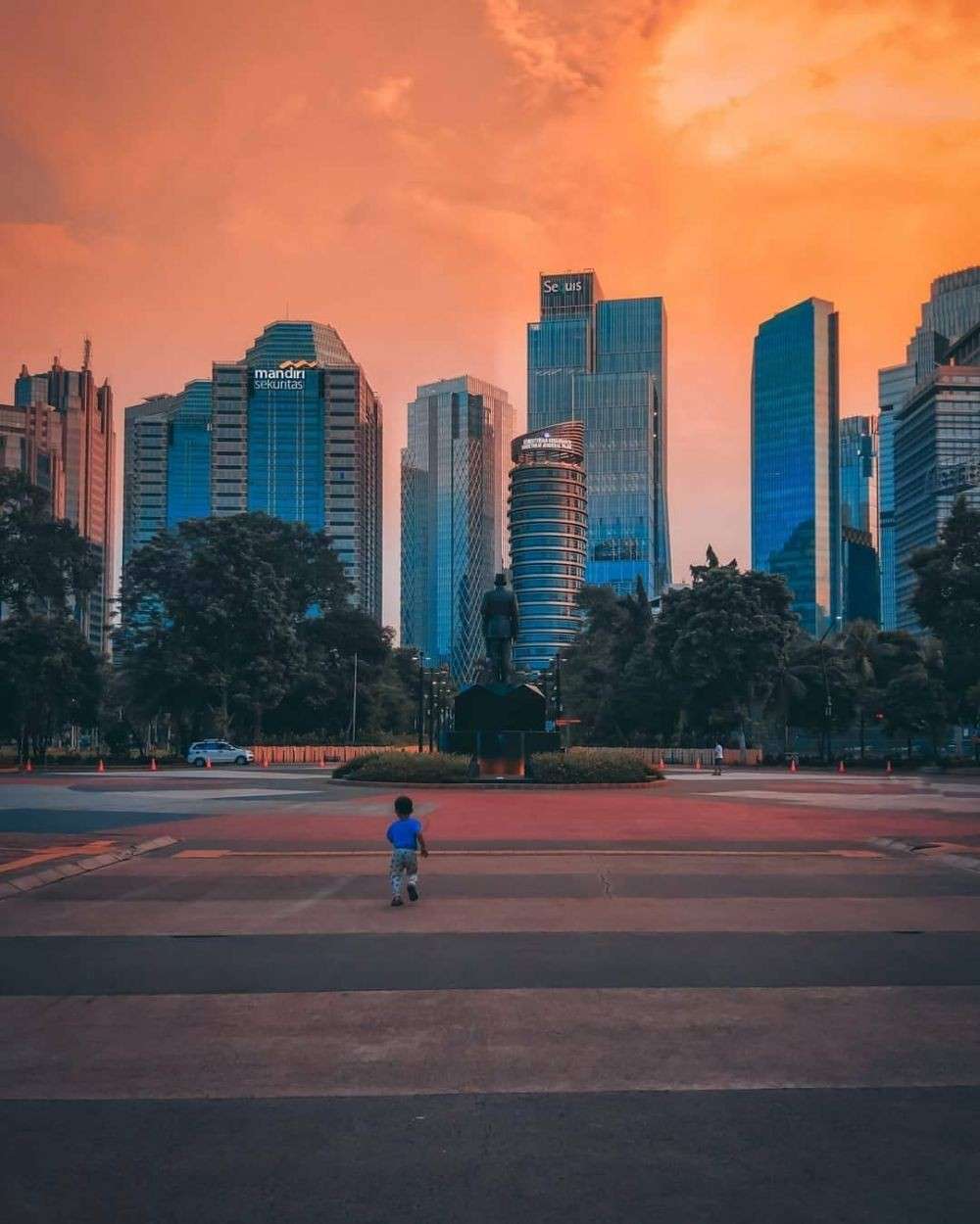 10 Potret Pesona Sunrise & Sunset Di Jakarta, Bikin Mata Gak Berkedip