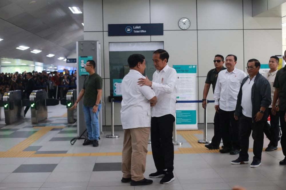 Prabowo Temui Presiden Jokowi di Istana Negara