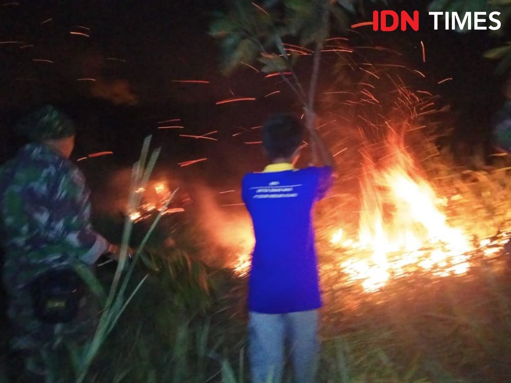 Gawat! Hanya Empat hari, 78 Hektare Lahan di Sumsel Hangus Terbakar