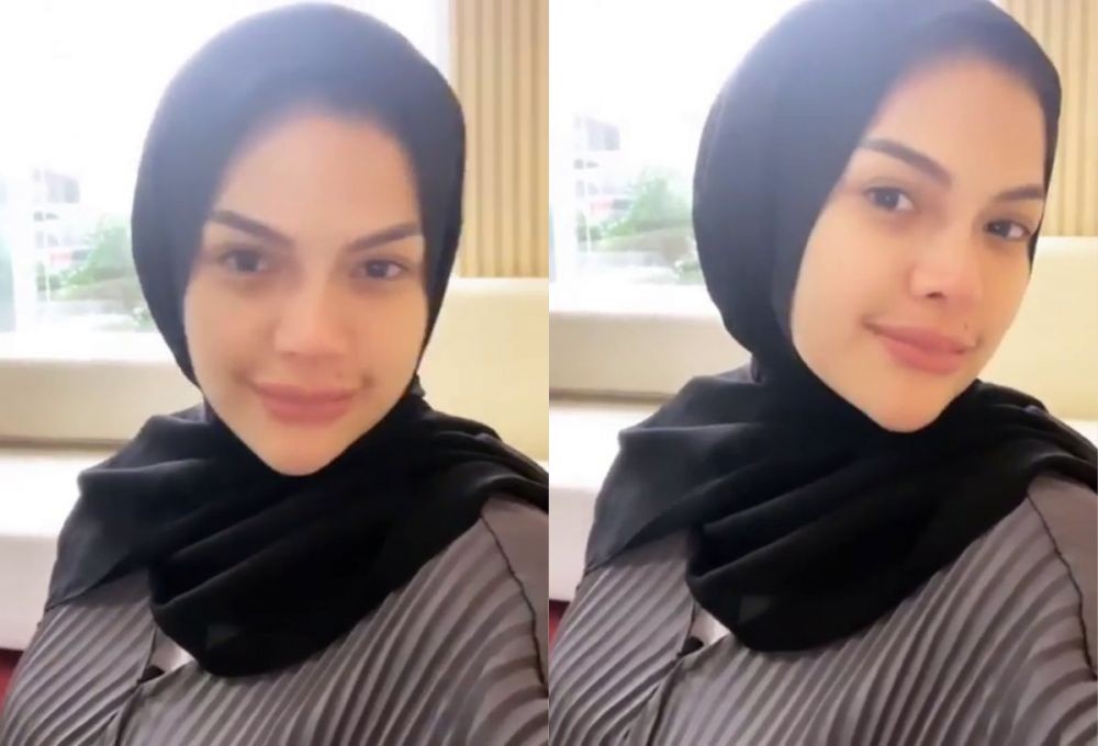 10 Potret Nikita Mirzani dengan Busana Muslim Ini Bikin Adem