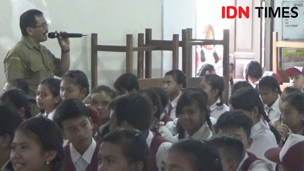 Wajah Sekolah di Tabanan: SMP 1 Saraswati Hanya Punya Empat Siswa