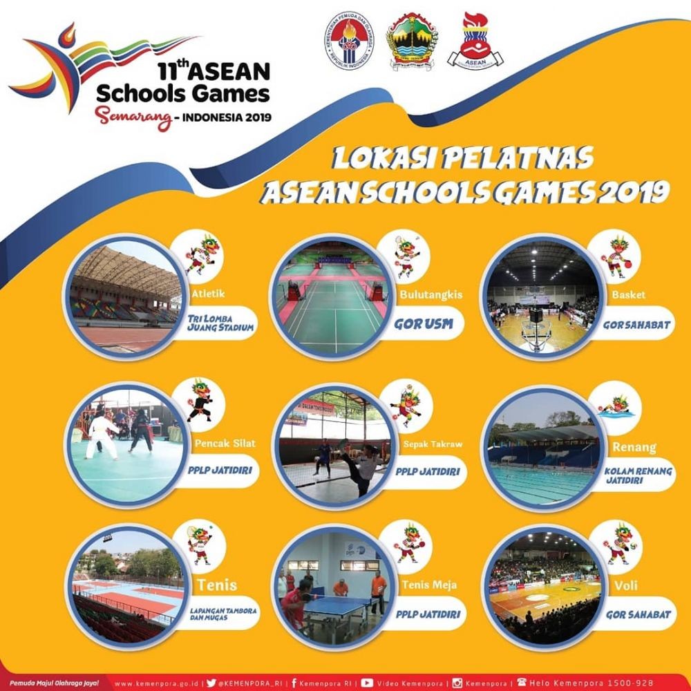 Api ASEAN Schools Games 2019 diarak dari Grobogan ke Semarang