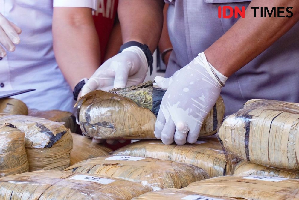 Coba Kirim Paket Ganja Via Ekspedisi, Kurir Narkoba di Aceh Ditangkap