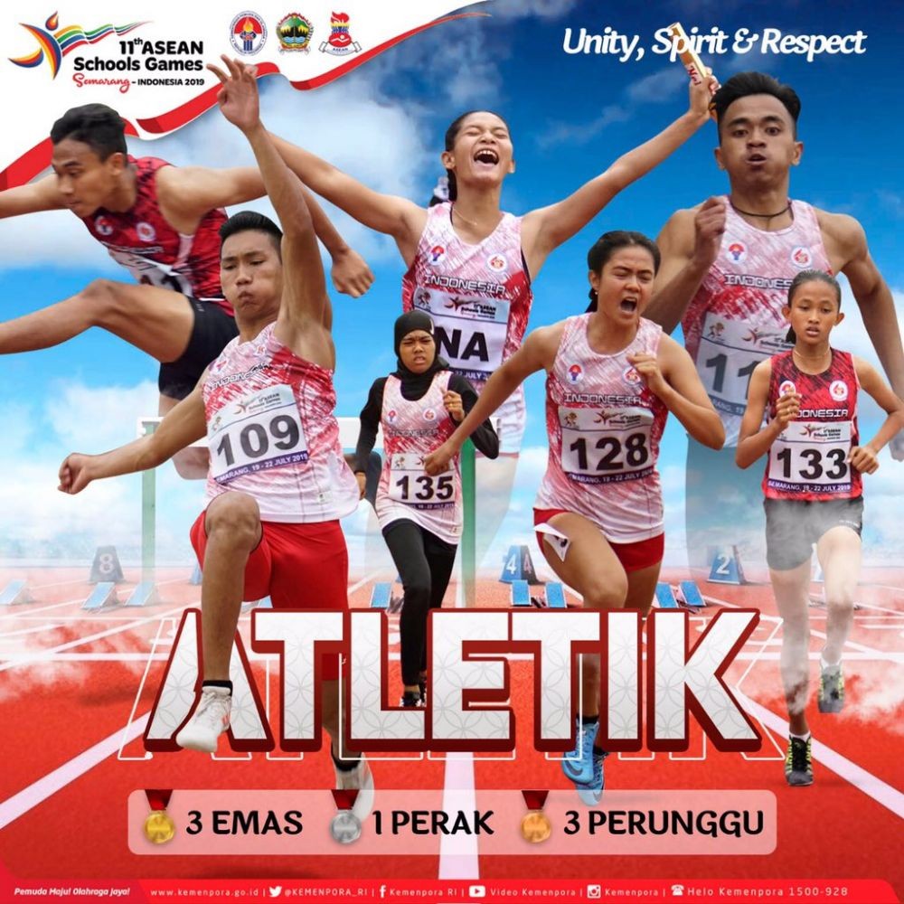 Atletik Sumbang Tujuh Medali di Hari Pertama ASG 2019