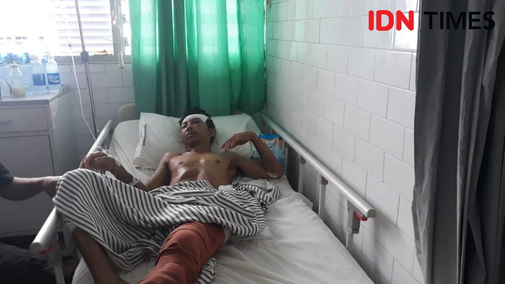 Dianiaya Sepupu Pakai Gagang Cangkul, Sengod Terbaring di RSUP Sanglah