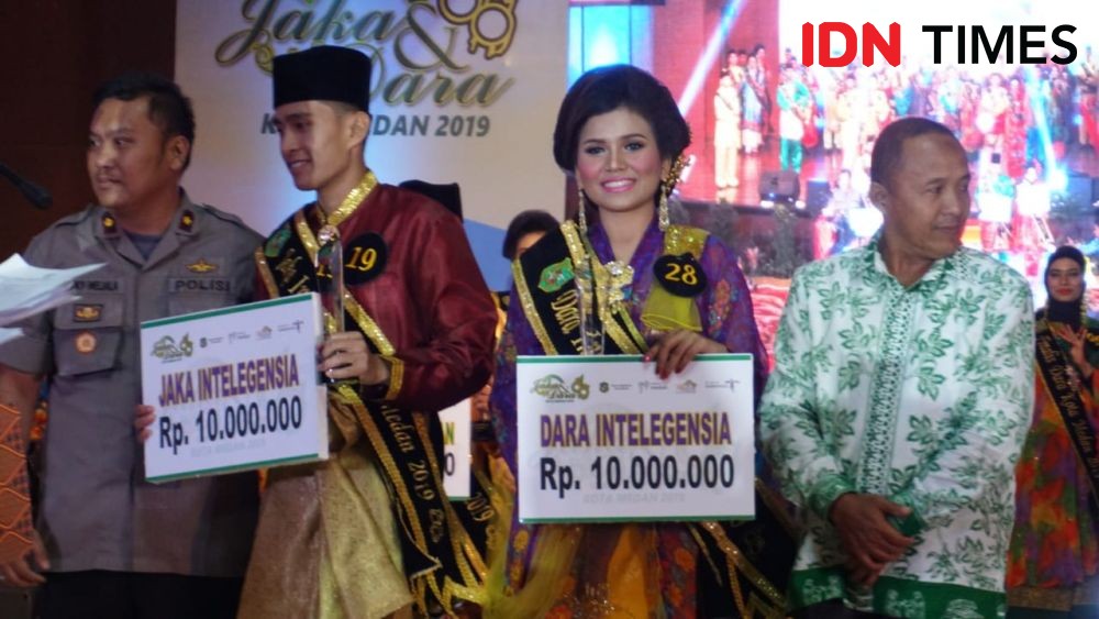 Keren! Hutama Hafiz dan Ifani Helen Sandang Jaka Dara Kota Medan 2019