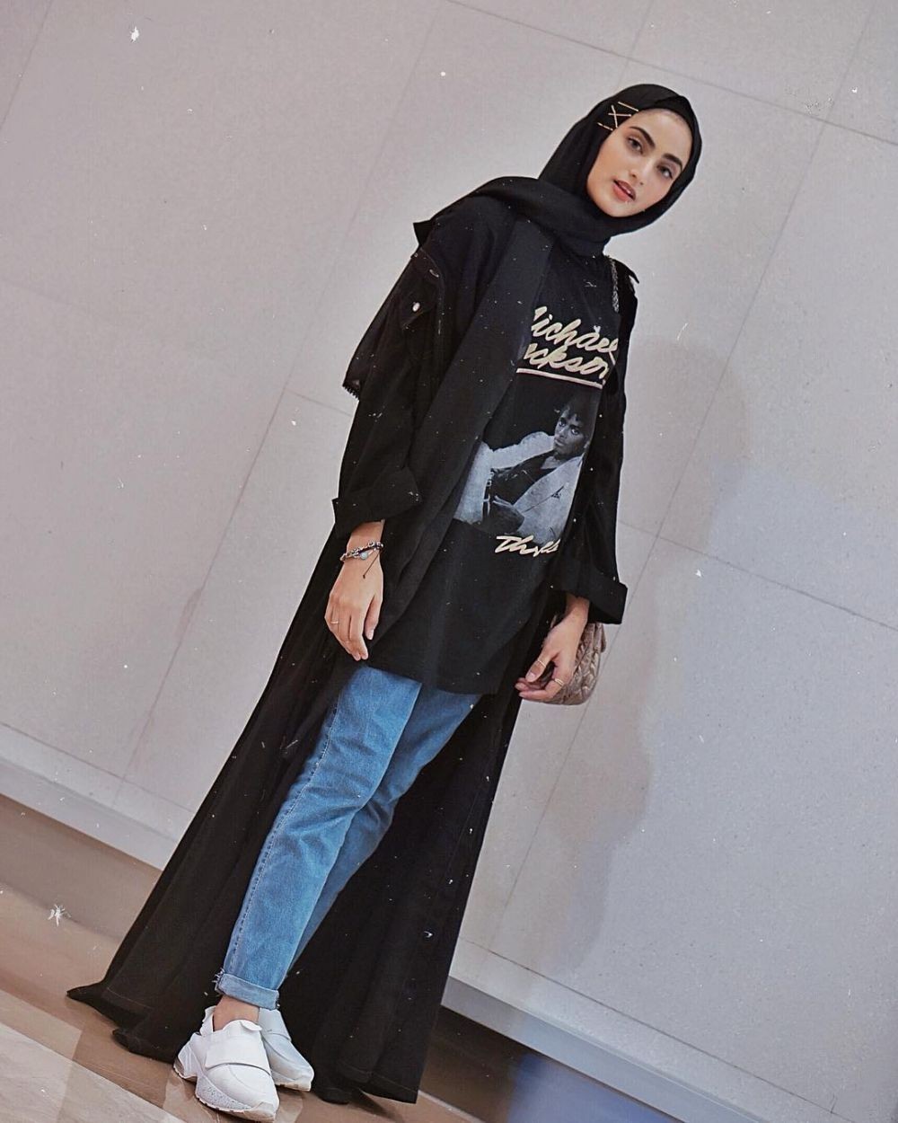 Ootd Hijab Pakai Cardigan Panjang