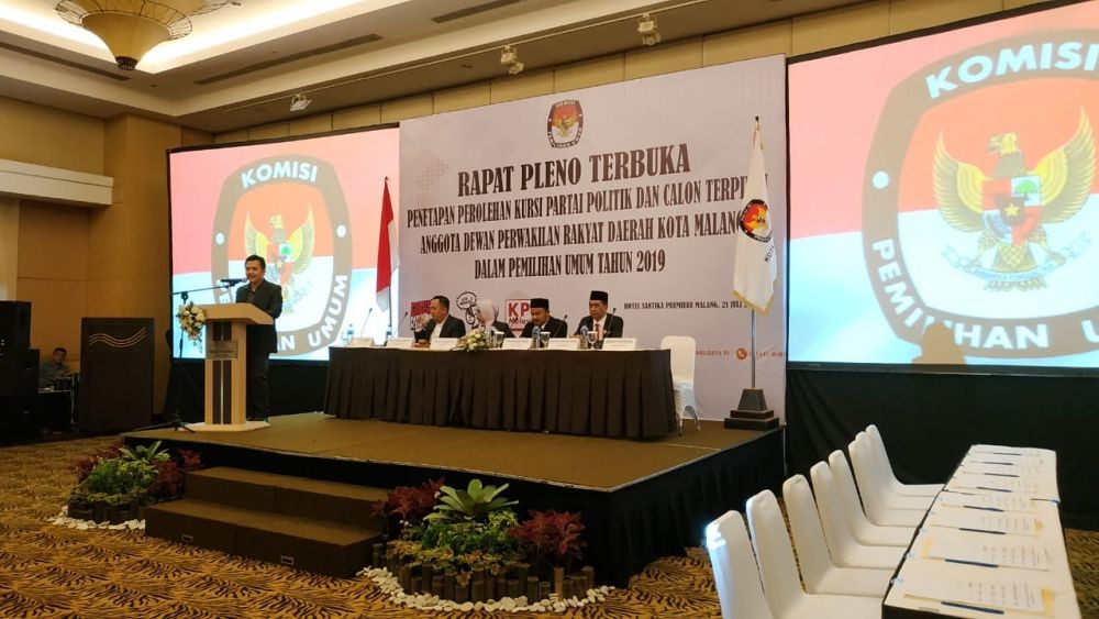 Penetapan Pemenang Pemilu Legislatif Kota Malang, PDIP Raih 12 Kursi 