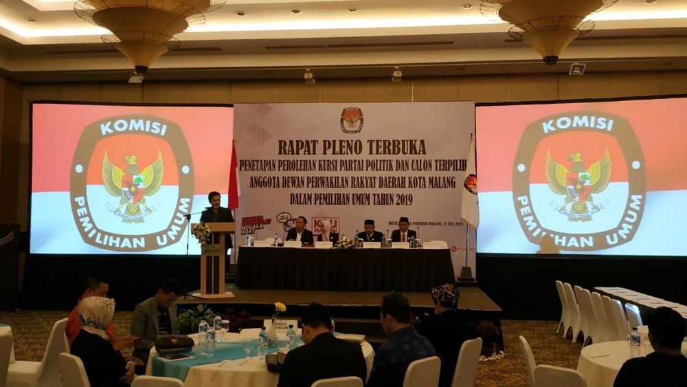 Penetapan Pemenang Pemilu Legislatif Kota Malang, PDIP Raih 12 Kursi 