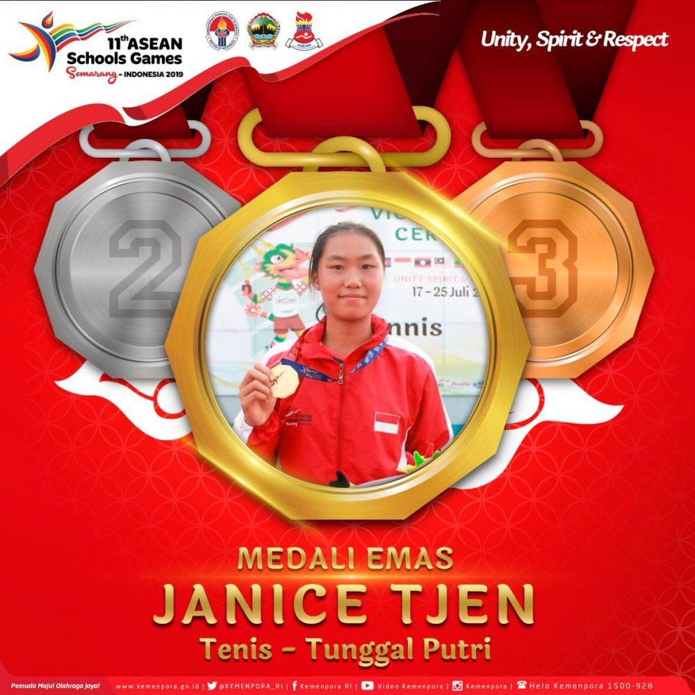 Taklukkan Petenis Thailand, Janice Mantap Tatap SEA Games 2019