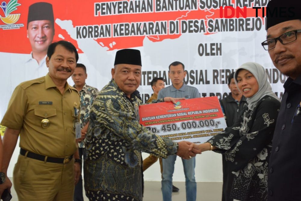 Keluarga Korban Kebakaran Pabrik Mancis Terima Santunan Rp1 Miliar