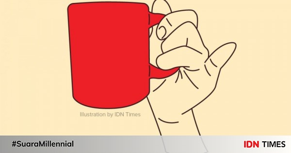 Kamu orang seperti apa dari caramu memegang cangkir kopi?