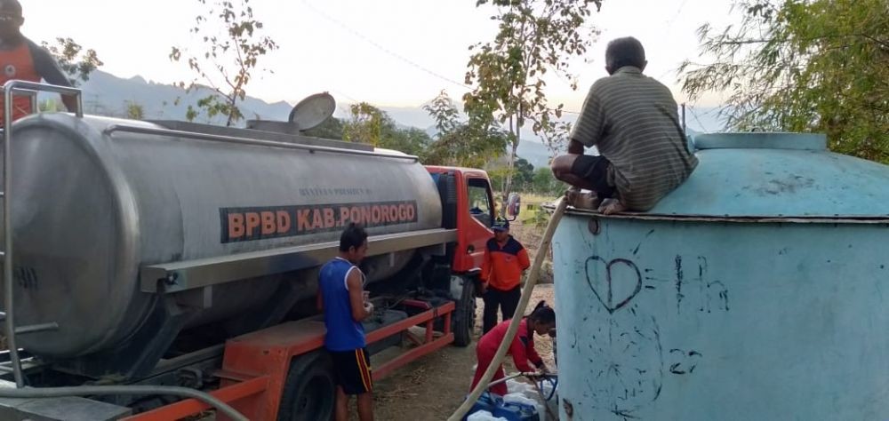 Dua Desa di Ponorogo Alami Kritis Kekeringan   