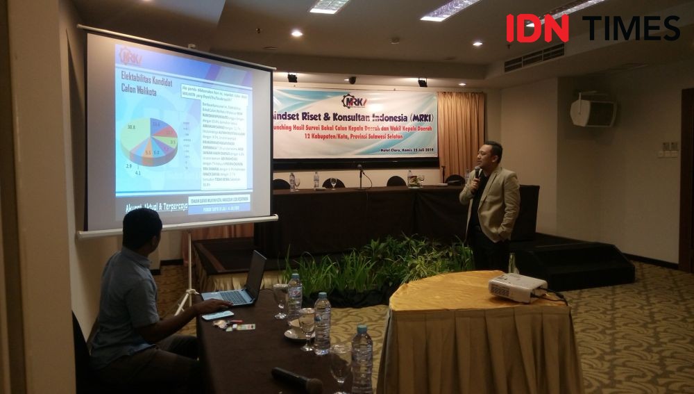 Survei Pilkada Makassar, Danny Pomanto dan Deng Ical Teratas  