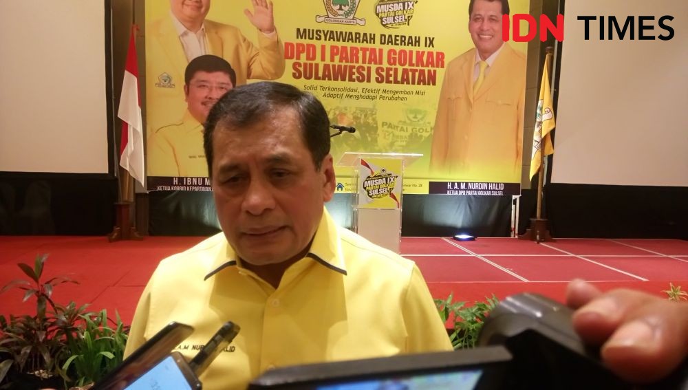 Pimpin Golkar Sulsel, Nurdin Halid Mundur dari DPP