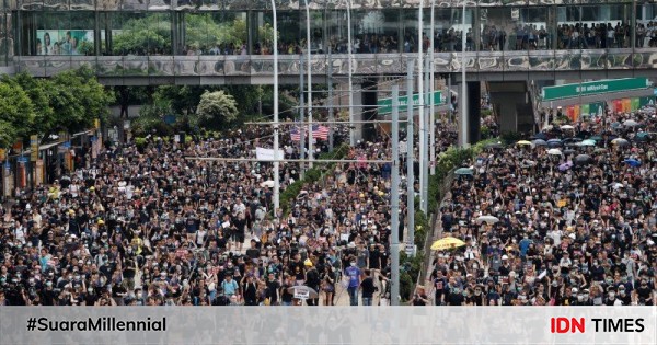 Beijing kecam demonstran dan tegaskan dukungan pada otoritas hong kong
