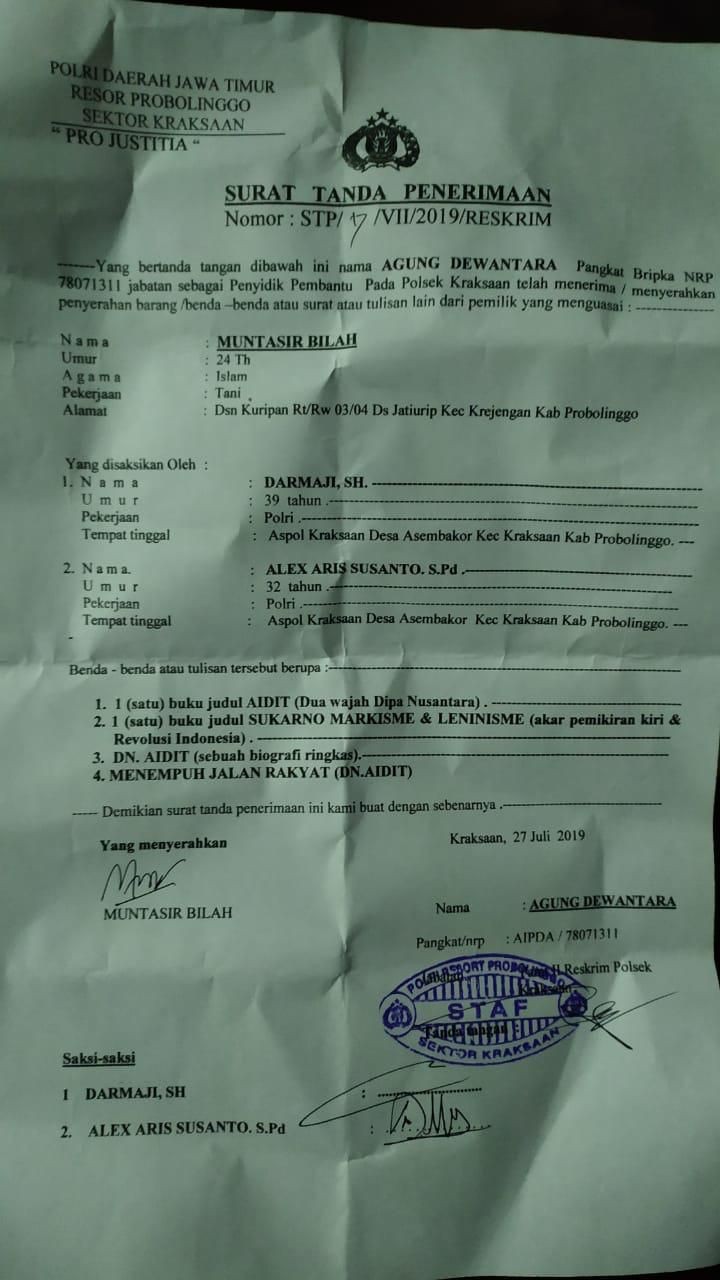 Penyitaan Buku DN Aidit, LBH Surabaya: Pelanggaran Hukum!