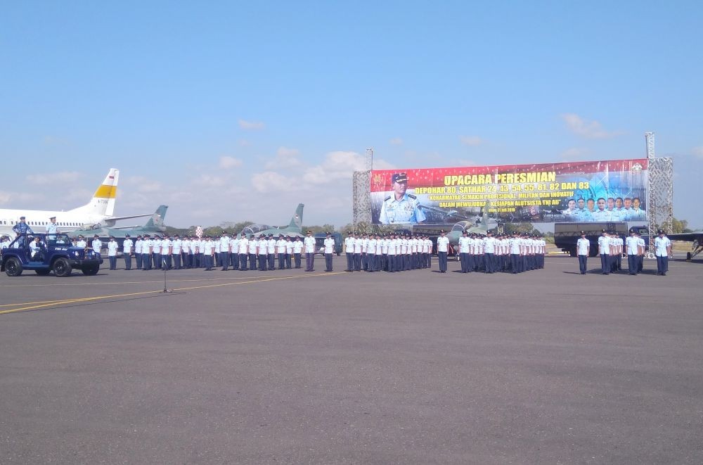 TNI AU Miliki Satuan Baru Pemelihara Mesin Jet Tempur  