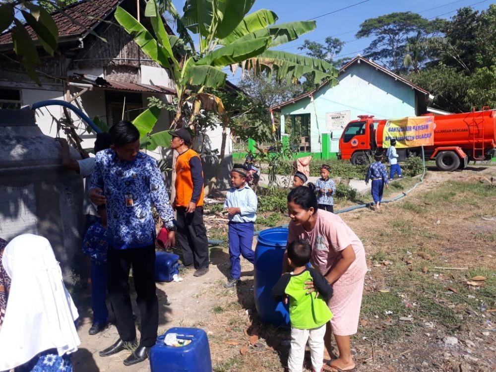 Anggaran Dropping Air BPBD Cilacap Habis, Padahal Kemarau Masih Lama