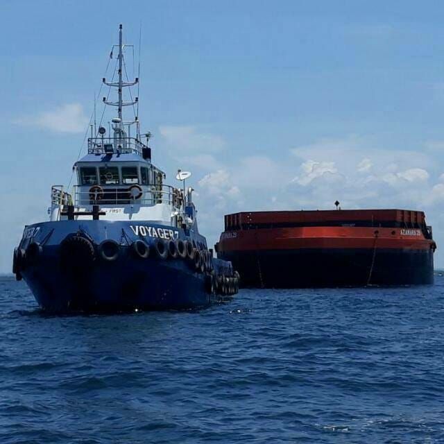 Dihantam Tongkang, Terumbu Karang Seluas 1.700 Meter Persegi Hancur