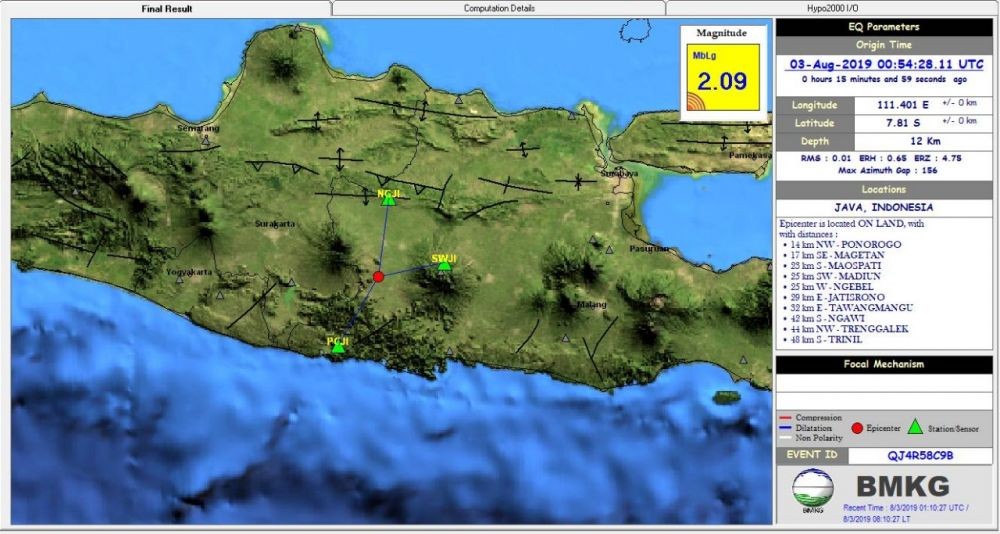 Gempa Banten, Dinding Fakultas Adab UIN Syarif Hidayatullah Runtuh