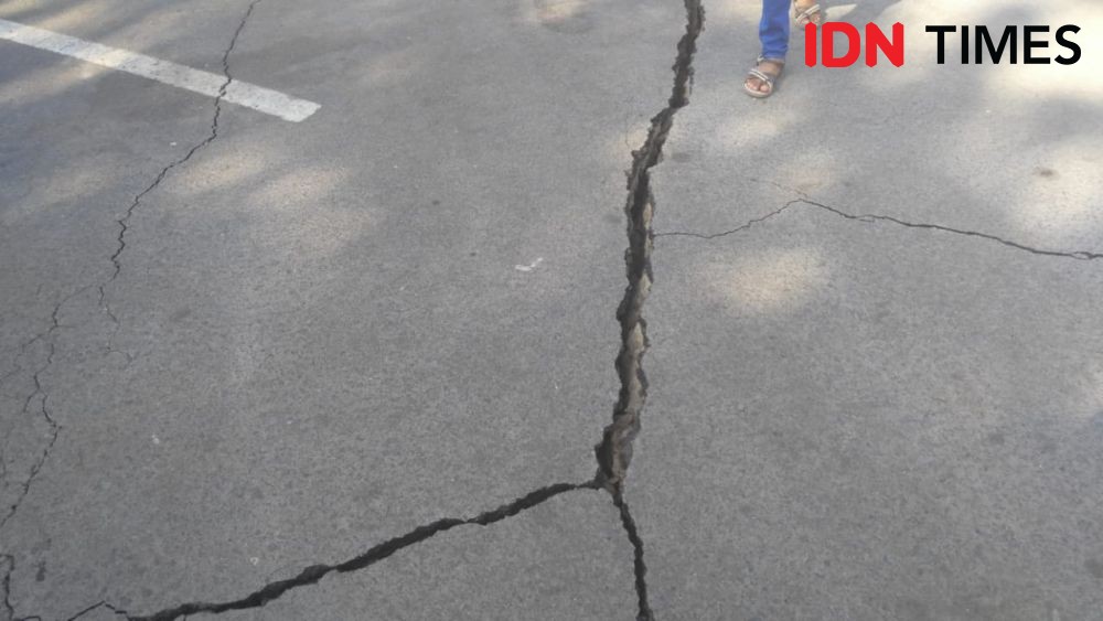 Gempa Banten, Dinding Fakultas Adab UIN Syarif Hidayatullah Runtuh