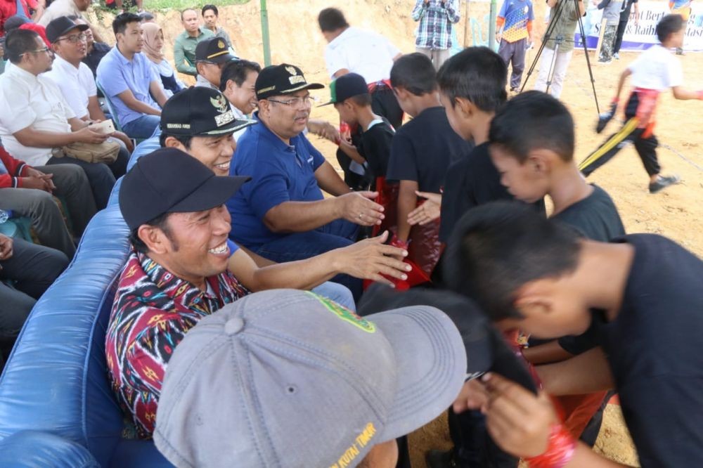 Open Turnamen Bola Volly Bupati Cup 2019 Resmi Dibuka Bupati Kutim