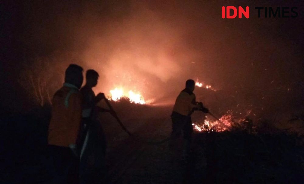 Milik Mantan Pejabat, Kebakaran Lahan di Ogan Ilir Diduga Disengaja   