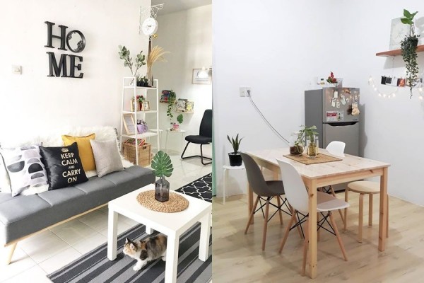 Inspirasi Rumah Tipe 36 Gaya Skandinavia, Ada Pojok Bacanya Lho!