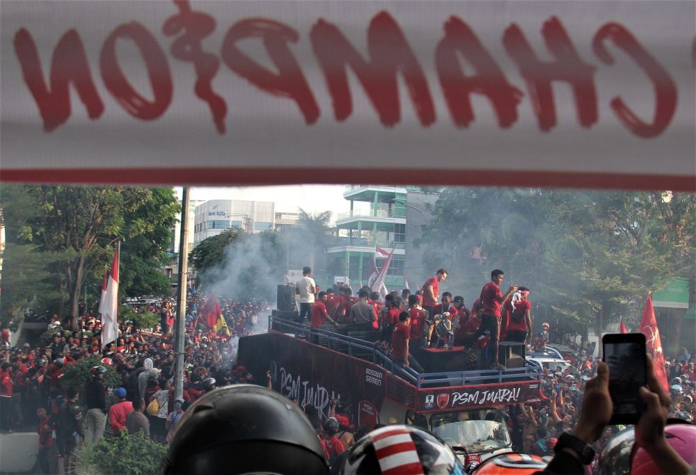 Polisi Bersiap Amankan Pesta Suporter jika PSM Juara Liga 1