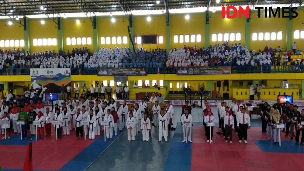 Diikuti 161 Atlet, Wagub Ijeck Buka Kejurda Taekwondo Pelajar
